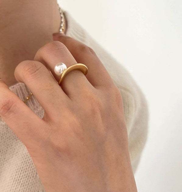 Guardian Moon Pearl Ring