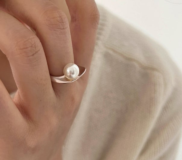 Guardian Moon Pearl Ring