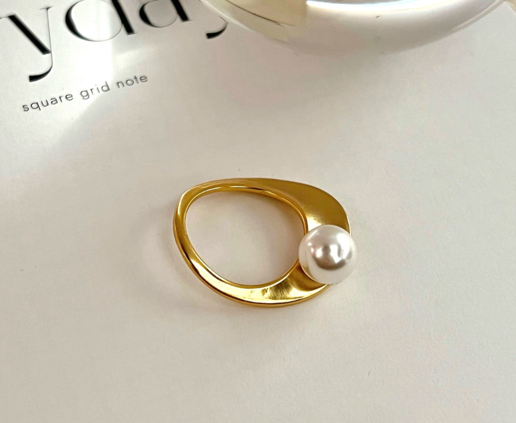 Guardian Moon Pearl Ring